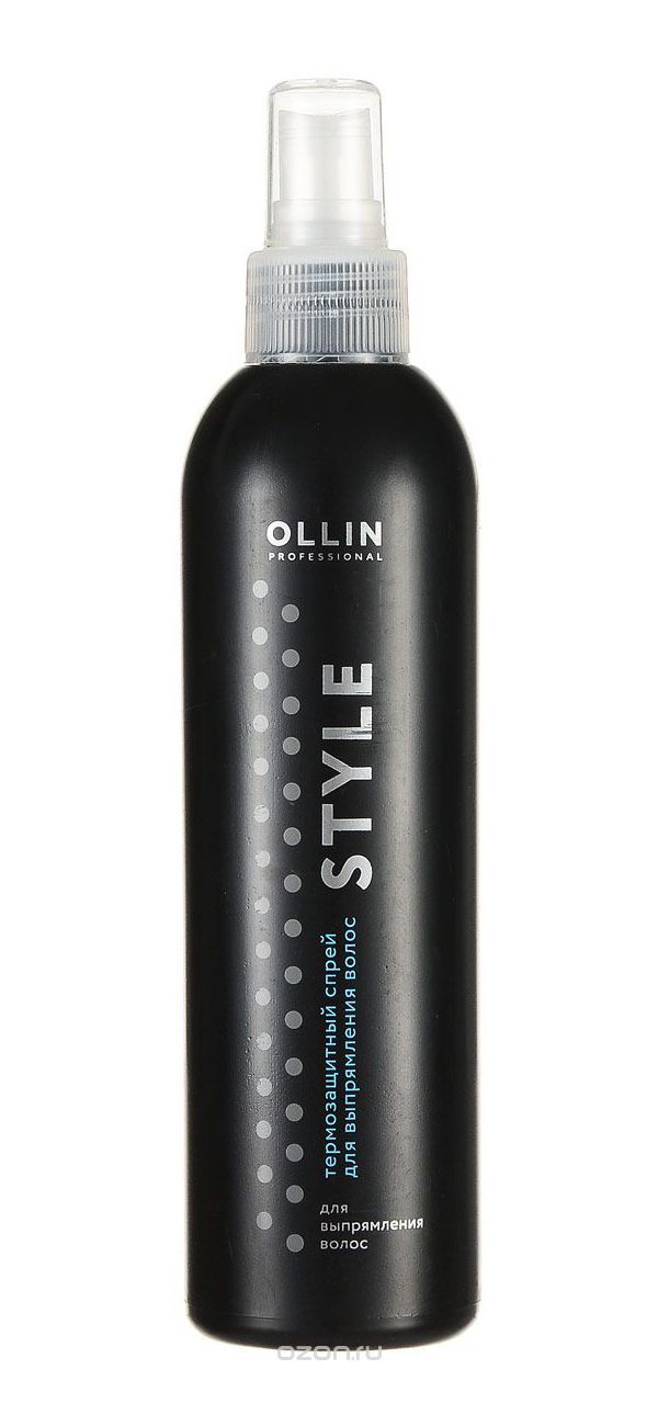 Ollin, Термозащитный спрей для выпрямления волос серии «Style», Фото интернет-магазин Премиум-Косметика.РФ